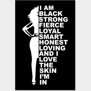I Am a Strong Black Woman Posters and Art